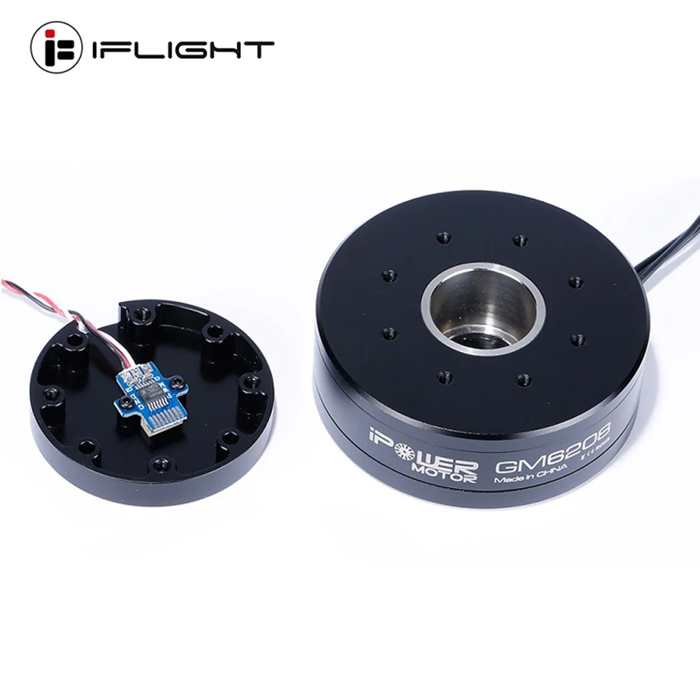 

IFlight IPower Motor GM6208 150T W/ AS5048A 6208 hollow shaft brushless Gimbal motor for DSLR / CANON 5D MARKII MARKIII Cameras