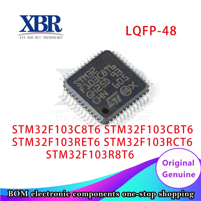 

1 Pieces STM32F103C8T6 STM32F103CBT6 STM32F103RET6 STM32F103RCT6 STM32F103R8T6 LQFP-48 New Original 100% Quality