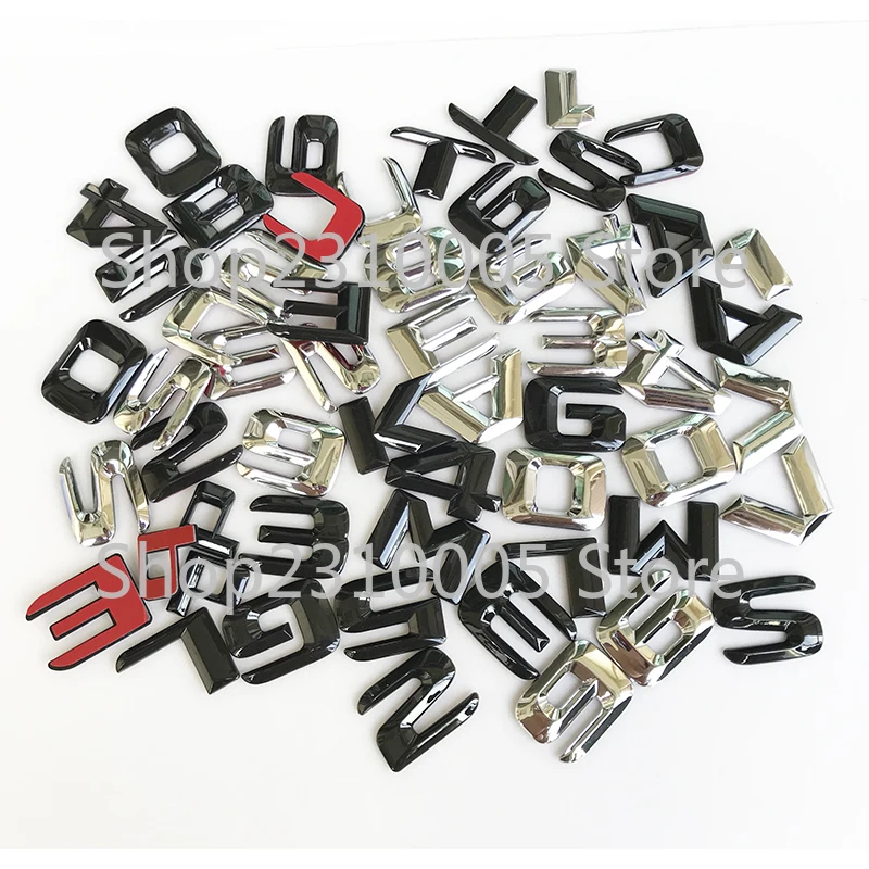 

Сделай Сам 2015 острые буквы цифры значок A B C E G L M R S V D E 0 1 2 3 4 5 6 8 для Mercedes Benz багажник логотип автомобиля