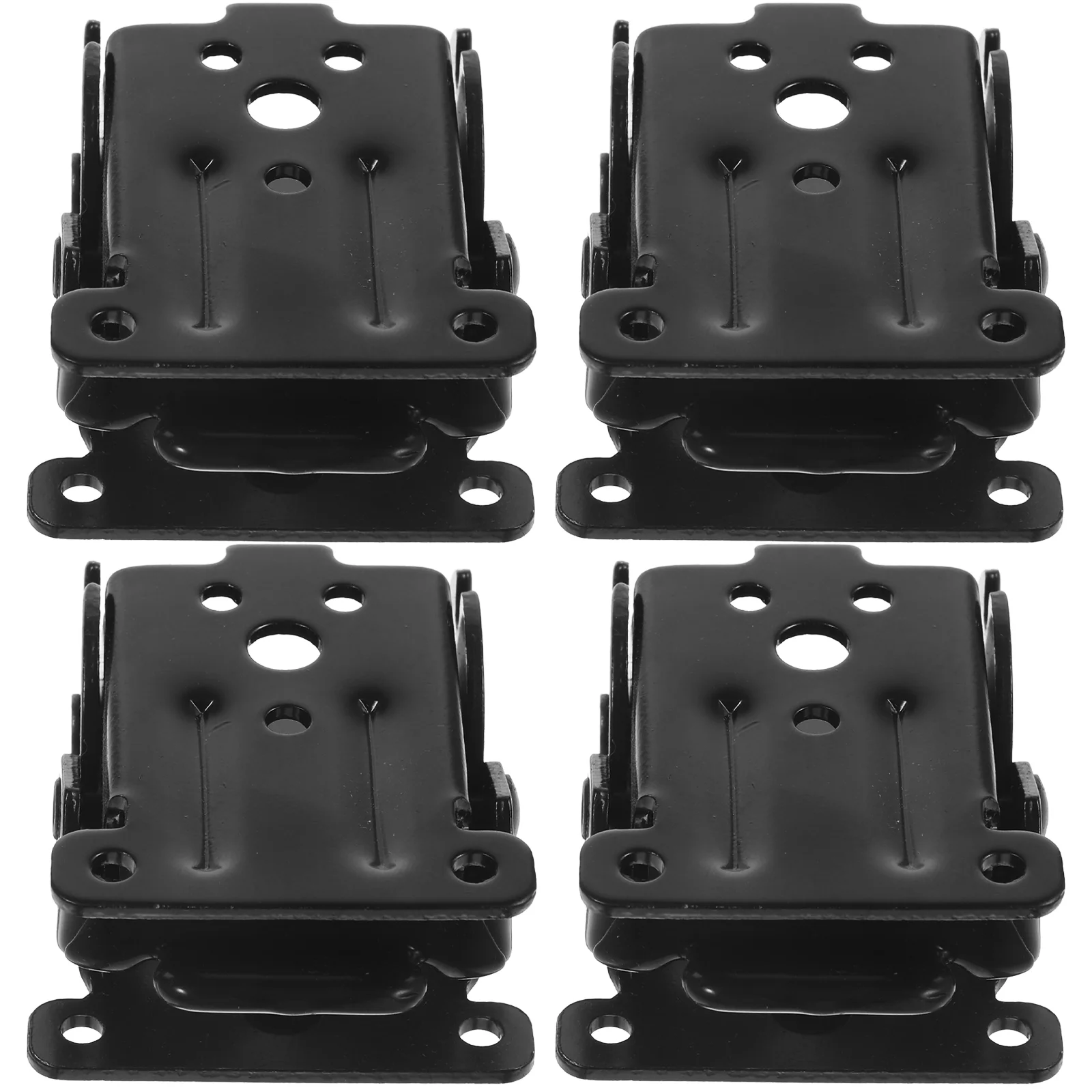

4 Pcs Chair Leg Folding Hinge Hinges for Table Computer Desk Foldable Iron Locking Desks