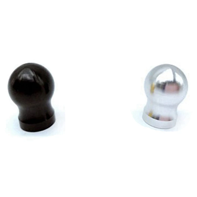 

2 Pcs Folding Bike Parts Catch Ball for Brompton Fold Bike Handlebar Aceoffix Headpost Catch Ball Silver & Black