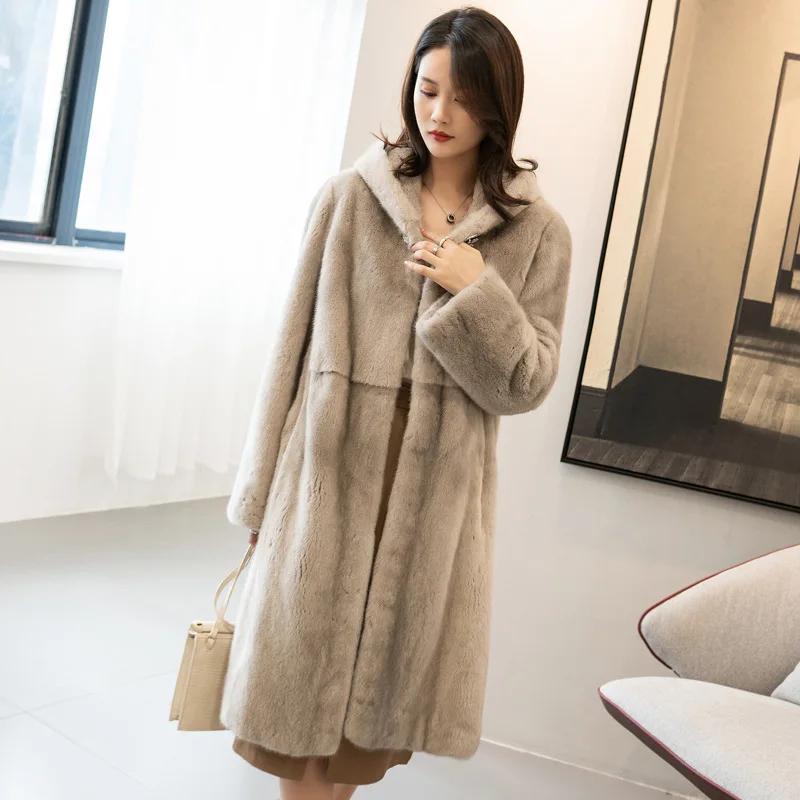 Best Sell Coats Fur Coat Fur Mink Fur Thick Winter High Street Other Slim Real Fur Women's Teddy Coat