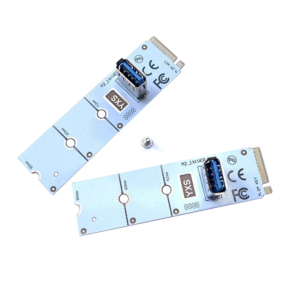 

10pcs NGFF M.2 to PCI Express 1X to 16X Graphics Card Adapter M2 M-key to USB 3.0 Riser Card Transfer Converter