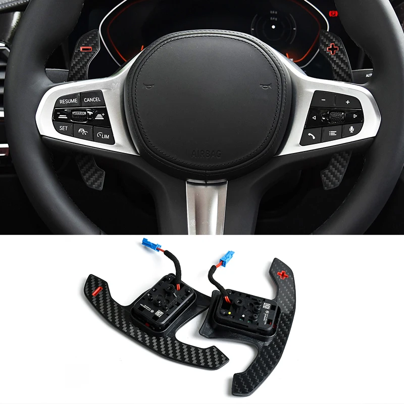 Для BMW Carbon Paddle Shifters M3 M4 Style оригинальный 2 3 4 5 6 7 серии G20 G30 G01 G05 G07 G11 F30 автомобильный
