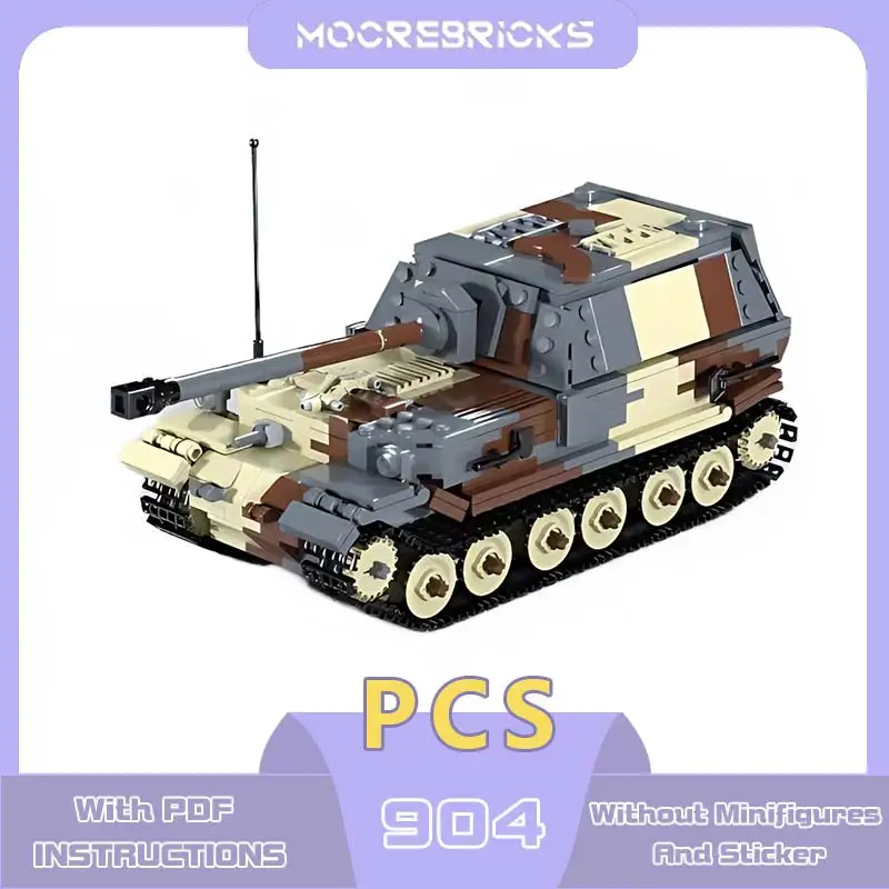 Набор строительных блоков Tiger Tank Ferdinand Коллекционная серия тяжелая модель танка