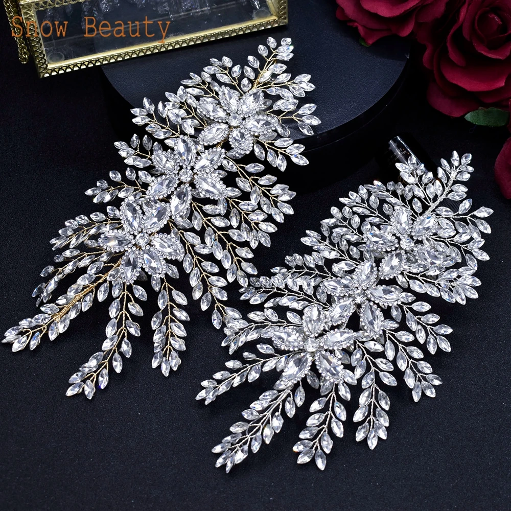 

DZ012 Rhinestone Bridal Tiaras Bride Headwear Wedding Hair Jewelry Fancy Women Headpiece for Pageant Brithday Hair Accessories