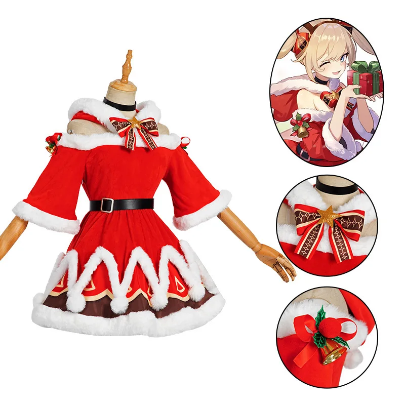 

Game Genshin Impact Barbara Gunnhildr Cosplay Costumes Christmas Halloween Party Carnival Dress Cute Clothes For Women Girls