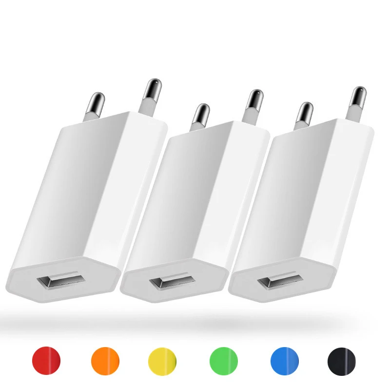 

phone charger European EU Plug USB AC Travel Wall Charging Charger Power Adapter For Apple iPhone 6 6S 5 5S 4 4S Hot Selling