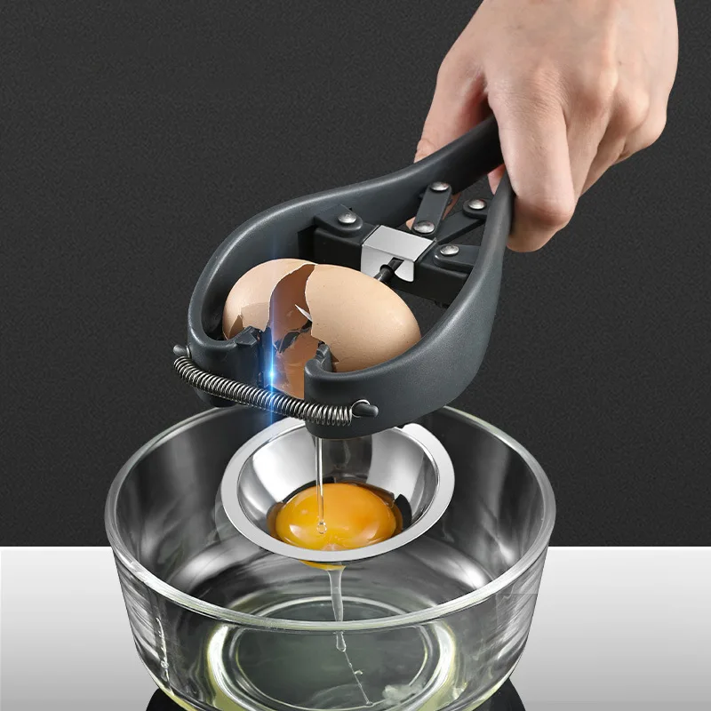 Manual Egg Tools Eggs Opener Separator Stainless Steel Egg Opener Scissors Eggshell Cracker Topper Kitchen Novel Accessories