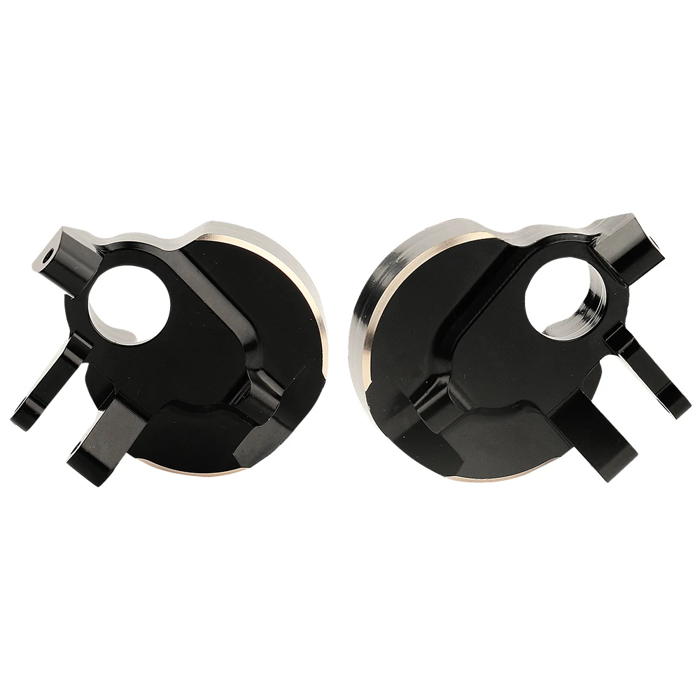 

2PCS Heavy Duty Brass Black Portal Steering Knuckle Cap Housing for 1:10 RC Crawler Axial SCX10 III AXI03007 Capra Upgrade Parts