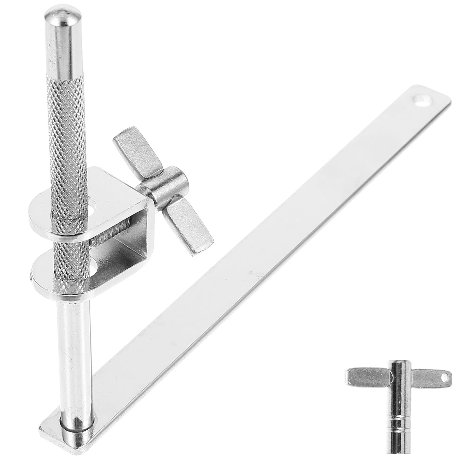 

Drum Instrument Mounting Clamps Kit Cowbell Holder Music Part Metal Brackets Clip Stand Non-slip Extension