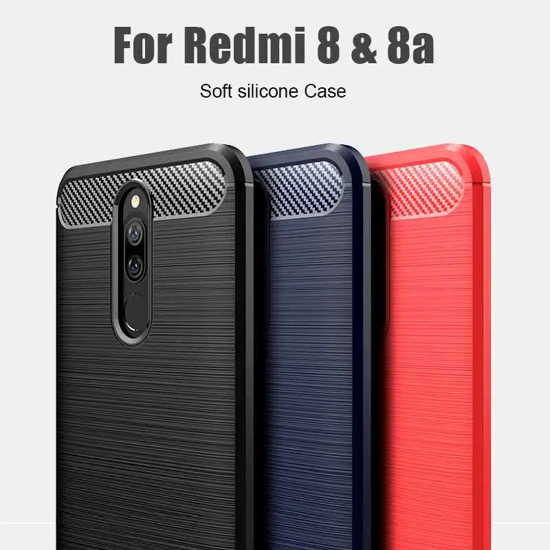 

Donmeioy Shockproof Soft Case For Xiaomi Redmi 8 8a Phone Case Cover