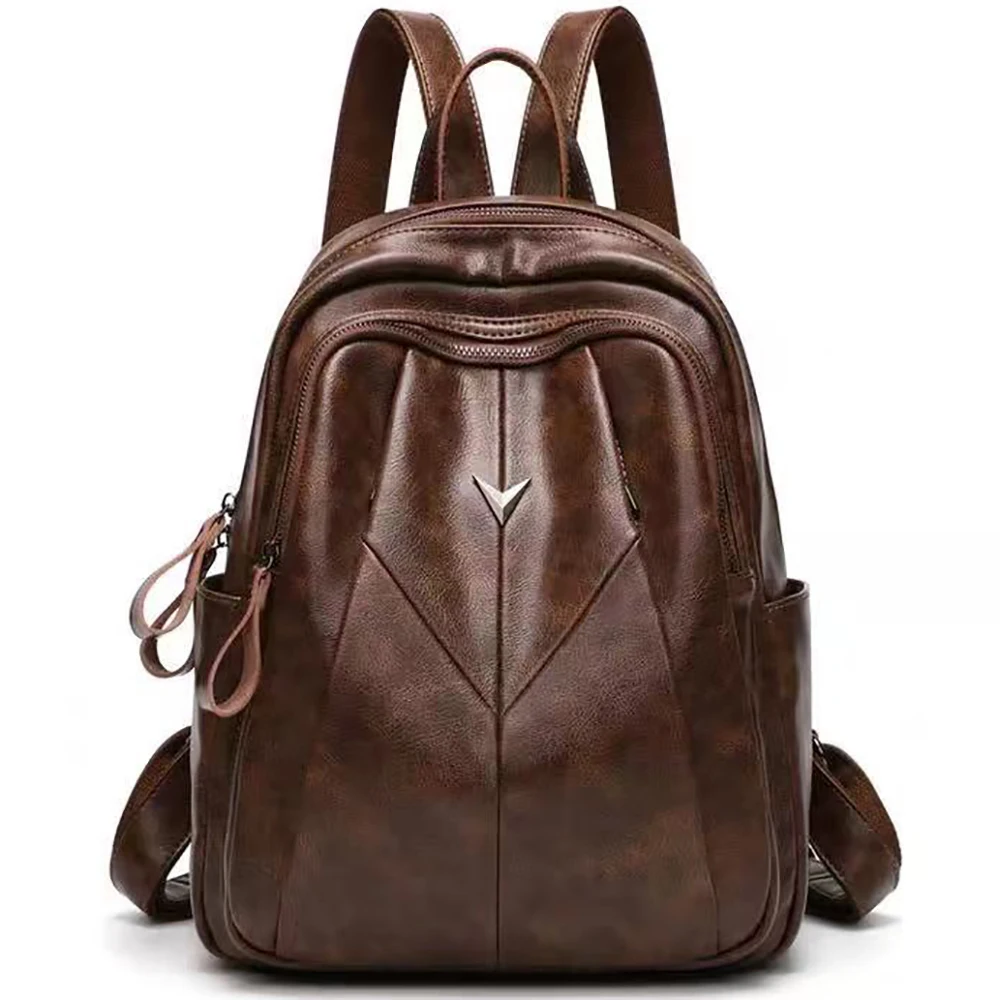 

Брендовые женские модные рюкзаки для девочек, простые школьные сумки на плечо, роскошные дизайнерские новые женские дорожные сумки большой...