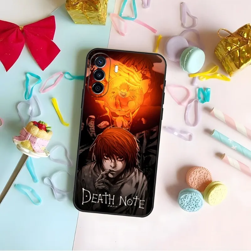 Death Note Anime Phone Case For Huawei P40 P30 P50 P10 P20 P9 P8 Pro Plus 2022 Psmart Z Nova 8I 8 8SE Back Cover images - 6