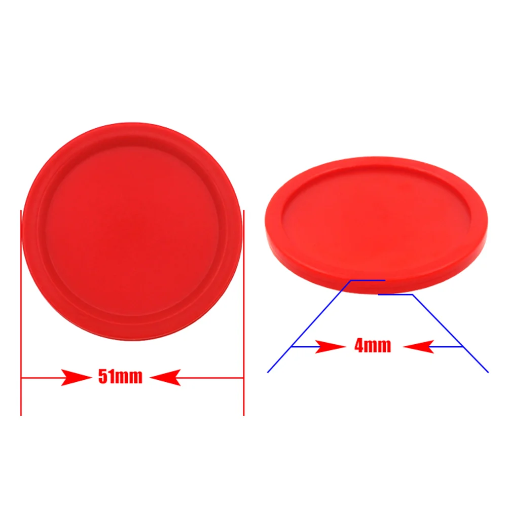 

8 Pcs Air Hockey Paddles Handles Pushers Accessories Replacement Supplies Child