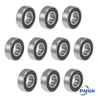 110pcs abec 5 634 636 638 695 696 698 699 2rs rs rubber sealed deep groove ball bearing chrome steel p6 abec3 miniature bearing