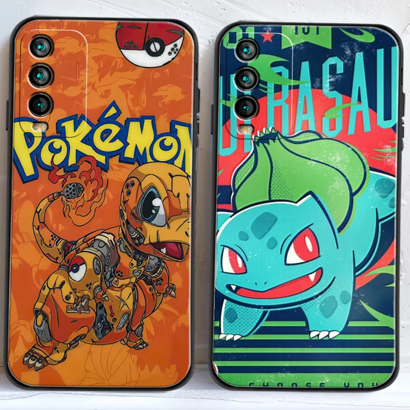 

Pokemon Pikachu Phone Cases For Xiaomi Redmi 7 7A 9 9A 9T 8A 8 2021 7 8 Pro Note 8 9 Note 9T Coque Soft TPU Funda