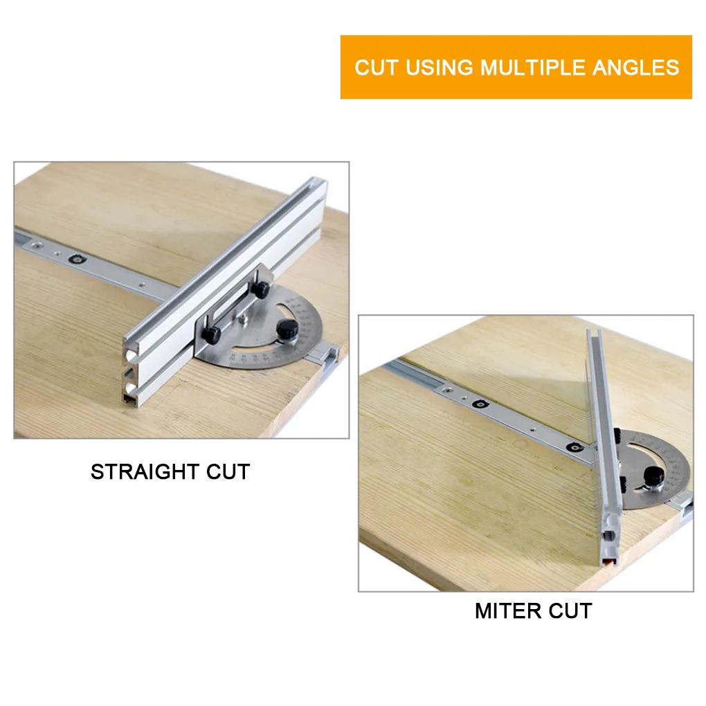 

Table Saw Angle Ruler Universal Household Adjustable Accurate Router Miter Gauge Measurement Tool Guiding Rulers