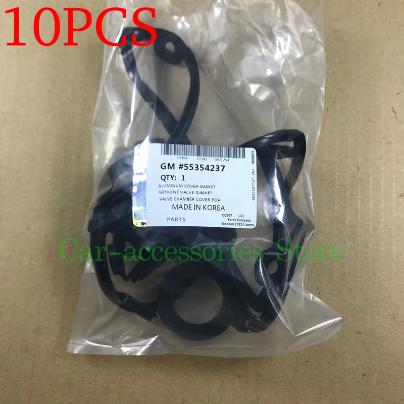 10 шт. прокладка клапанной крышки для Chevrolet Cruze Orlando Sonic Fiat Croma Pontiac Saturn Opel Astra 55354237