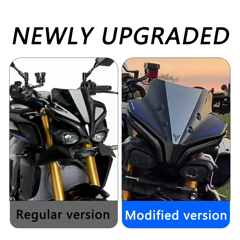 Фото Подходит для Yamaha MT-10/SP, модификация с передней решеткой и высоким ветровым стеклом, для моделей 2022-2025 годов. №4
