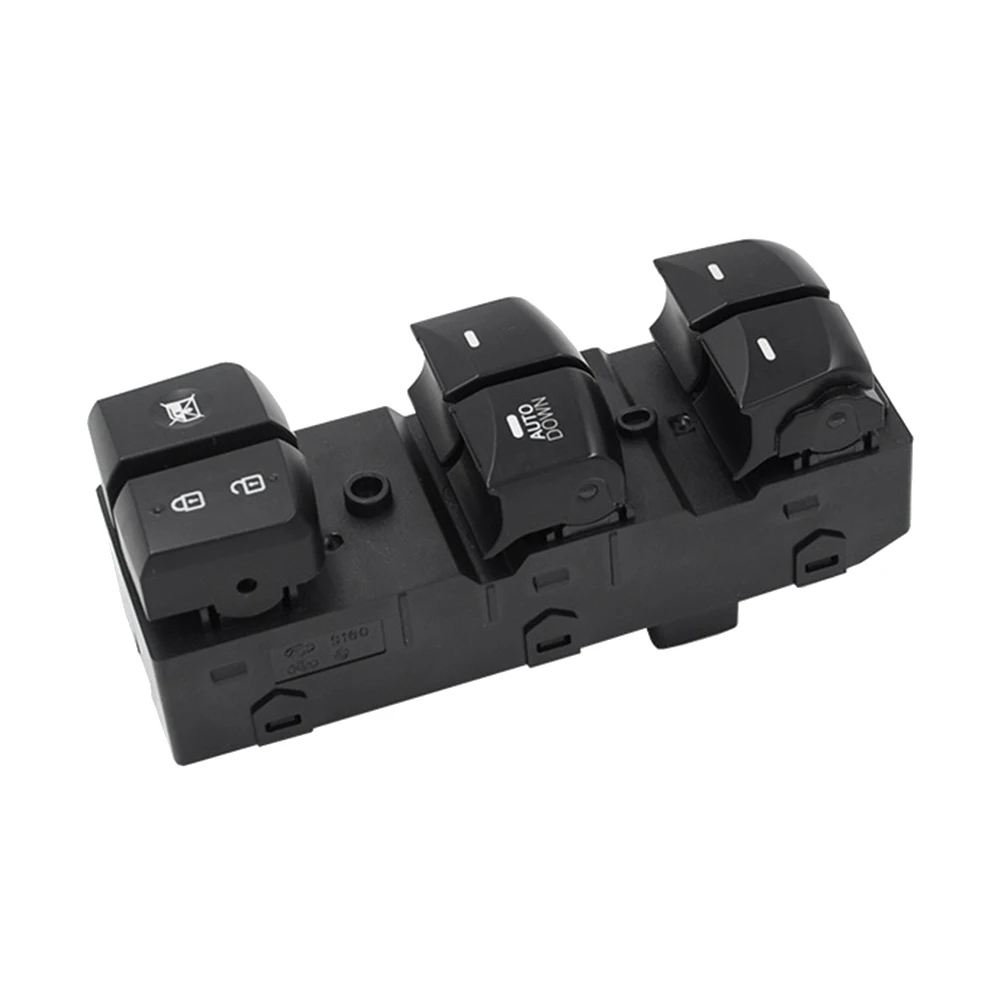 

For Hyundai Elantra 2011 2012 2013 2014 2015 Power Master Window Lift Control Switch LHD 93570-3X000 Black