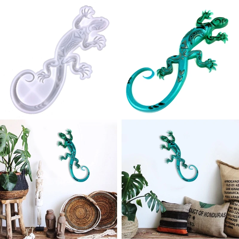 

3D Gecko настенное украшение, искусственное украшение, инструмент для литья