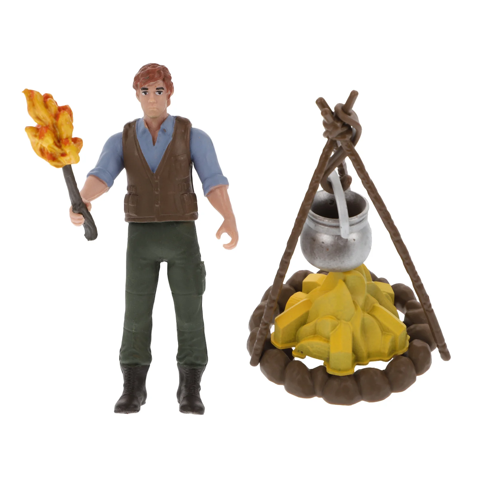 

1 Set Exquisite Mini Figures Static Human Models Camping Landscape Human Models