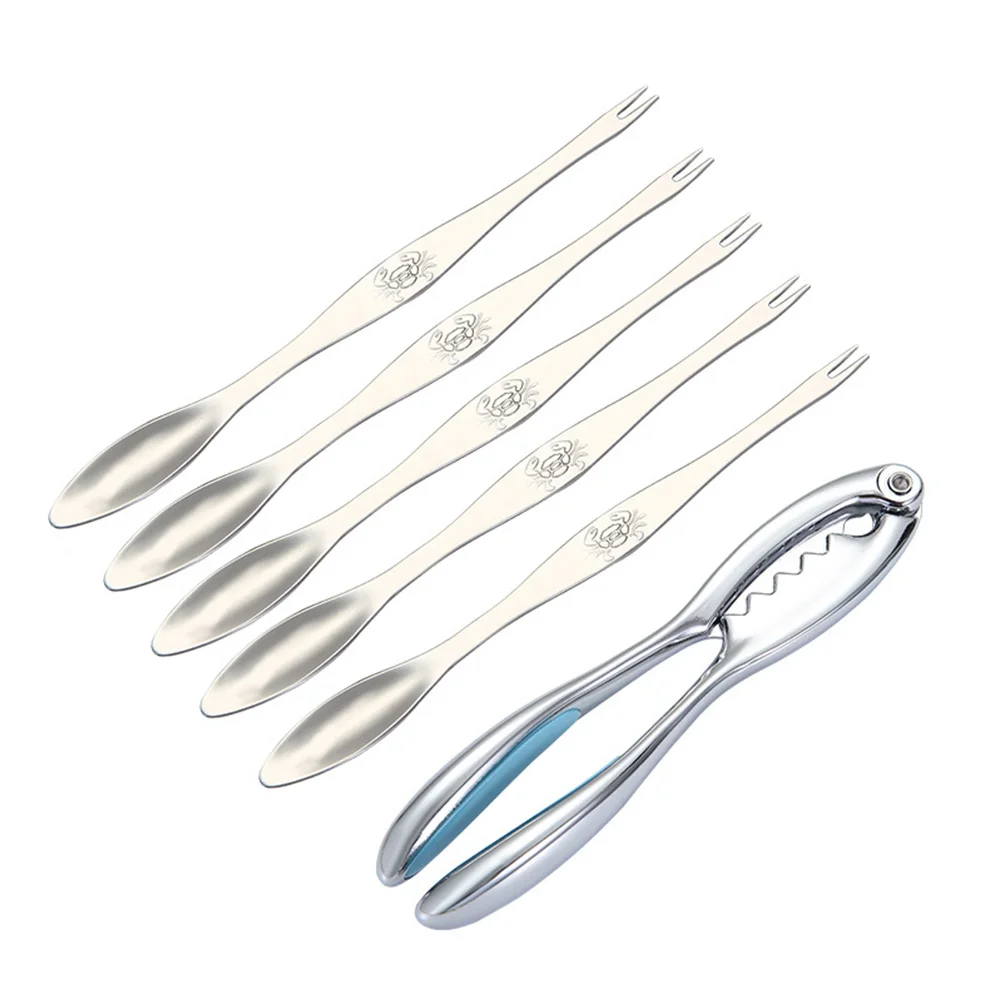 

1 Set 5pcs Seafood Clamps Tools Zinc Alloy Lobster Clamps Seafood Tools