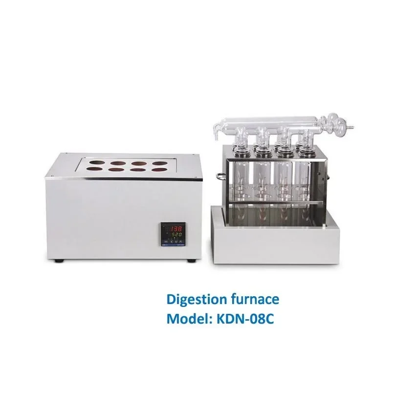 Полуавтоматический анализатор азота Kjeldahl KDN / Печь для пищеварения модели KDN-08C
