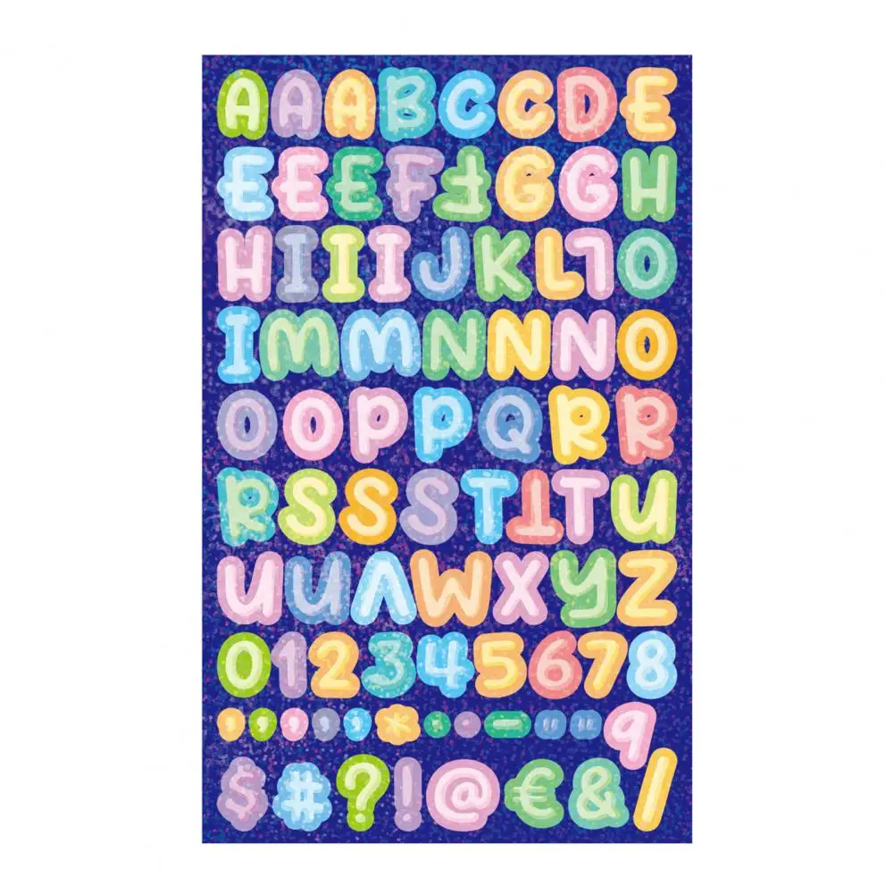 

Diy Alphabet Stickers Vinyl Letter Stickers Colorful Craft Supplies for Scrapbooking Bulletin Boards Water Bottles Bulletin