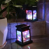 flexible solar portable copper wire garden light outdoor waterproof solar led light indoor night lighting reading light