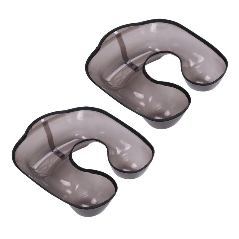 

2023 Hot Sale-2X Salon Hairdressing Neck Tray Perm Container Neck Shaped Shoulder Hair Tray Clothing Protector