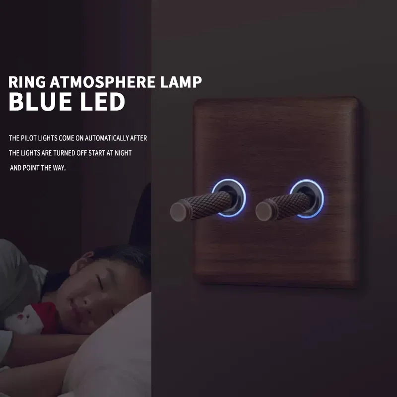 Настенная розетка с выключателем T &amp i настенная 86 1 группа 2 Gang 3 4 1/2 Way Eu Ru Fr 86x86 мм