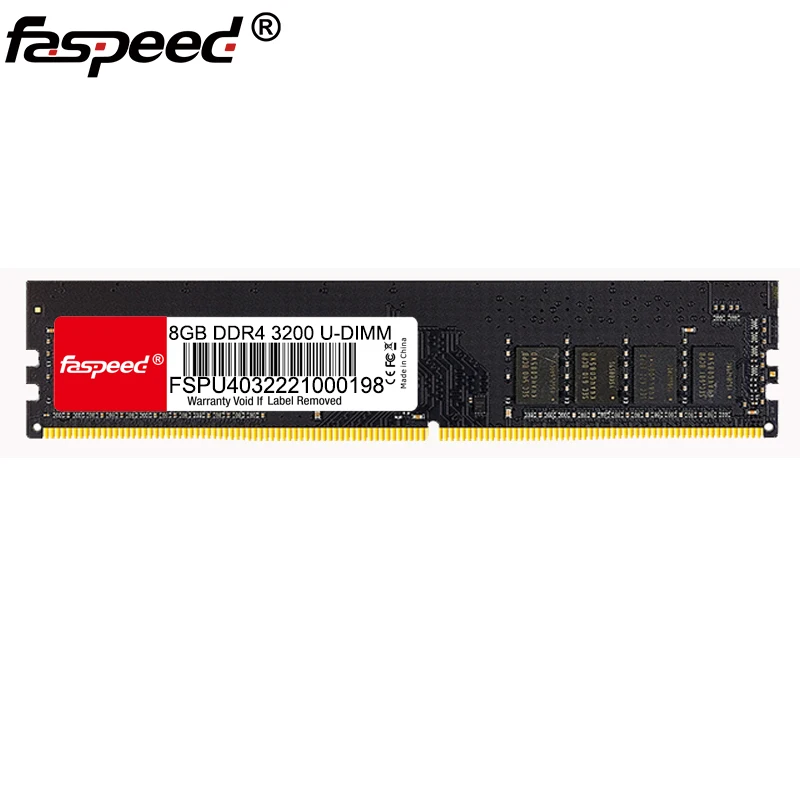Оперативная память Faspeed ddr4 DDR4 4 ГБ 8 16 32 2400 МГц 2666 3200 для настольного компьютера DIMM