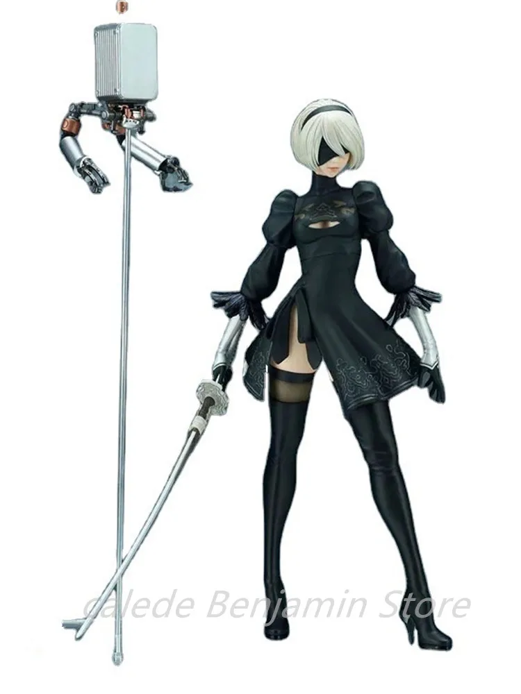 

28cm Anime NieR:Automata 2B YoRHa No.2 Type B Action Figure Deluxe Version New Style PVC Fighting Model Figure Toys Doll Gift