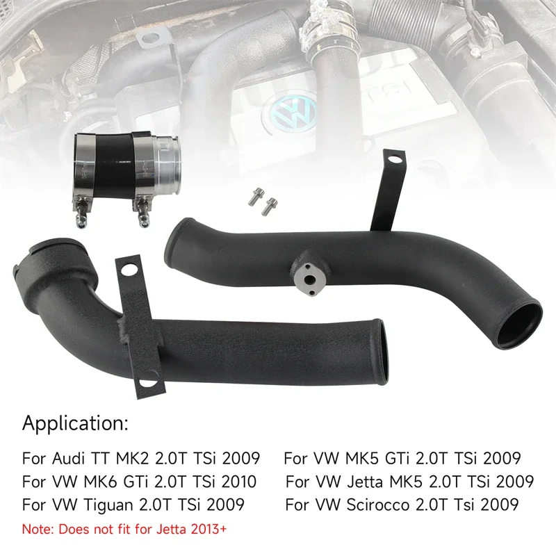 

Черная/синяя/красная турборазрядная труба для Volkswagen VW Golf GTI Jetta MK5 MK6 Scirocco Audi TT A3 2,0 TSi 2009-2013