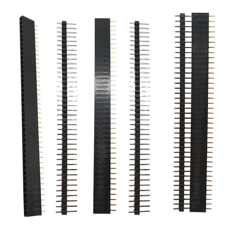 

20 шт./лот 2,54 мм, Однорядный 40-контактный штыревой разъем «папа», ломаемый удлинитель, печатная плата, разъем, разъем, полоса для Arduino