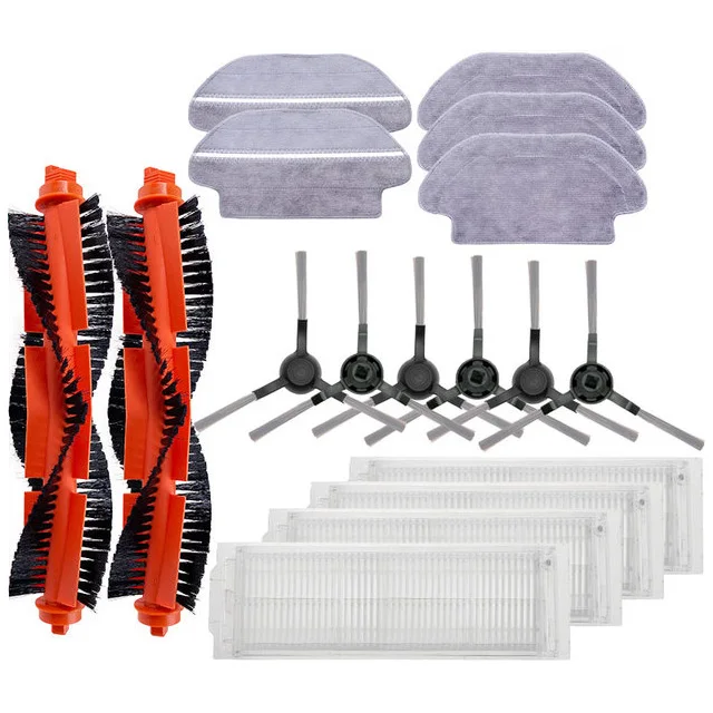 Новая основная щетка, hepa фильтр, боковая щетка, Швабра для пылесоса Xiaomi STYJ02YM Conga 3490 3C B106CN