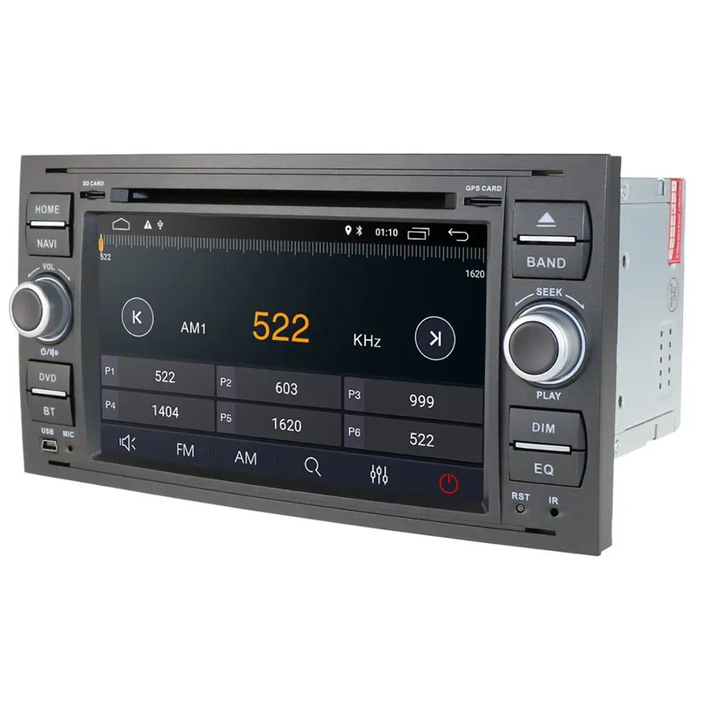DSP IPS 2Din Android 10 автомобильное радио мультимедиа для Ford Mondeo S-max Focus C-MAX Galaxy Fiesta Transit
