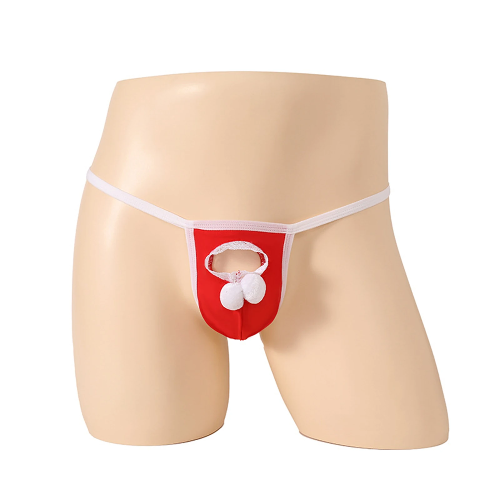 Рисунок 2 - Мужские пушистые трусики-стринги с перьями