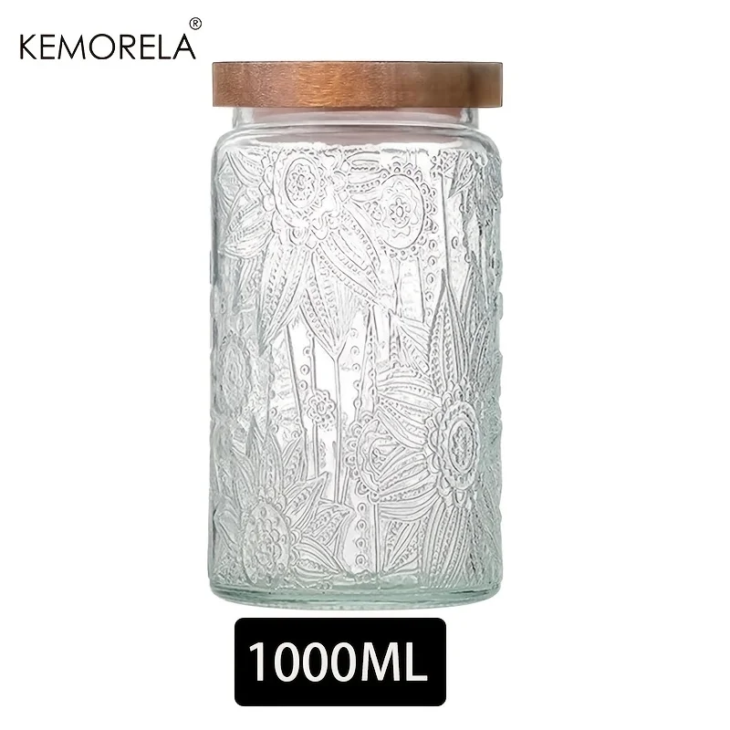 

Стеклянная банка KEMORELA для хранения 700/1000 мл