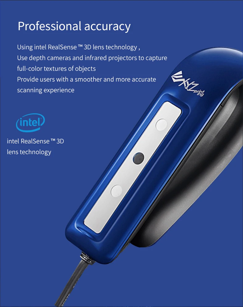 

Gold star 3D intraoralen scanner for reverse engineering shining handheld