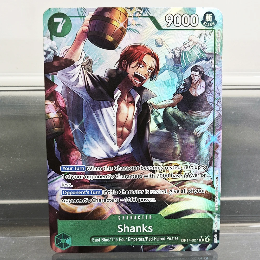 Коллекционные карты One Piece TCG OPCG-6: Фольгированные карты с аниме-персонажами для домашней игры — Дракул МихоукШанксСанжиЗороЭдвард (art.: 3920dabc3a42d) - 3920dabc3a42d