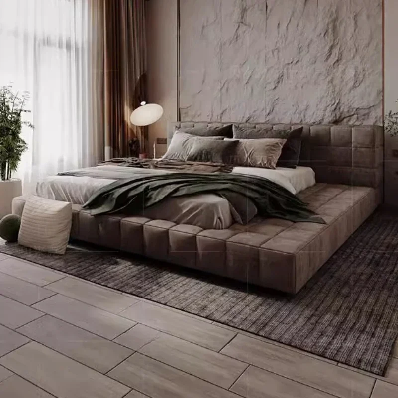 @9Minimalist Create Twin Bed Modern Apartment Lazy Wedding Tatami Luxury Bed Ltalian Style Quality High End Cama Casal Muebles (art.: 3920dba05b331) - 3920dba05b331
