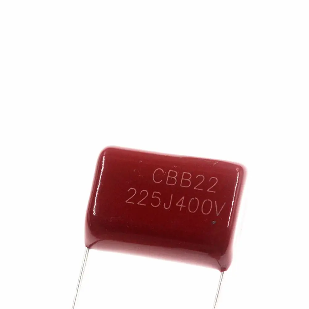 

2 шт. CBB22 2,2 uF 400V 225J400V 400V225J 5% P20 Металлизированный Полипропиленовый пленочный конденсатор
