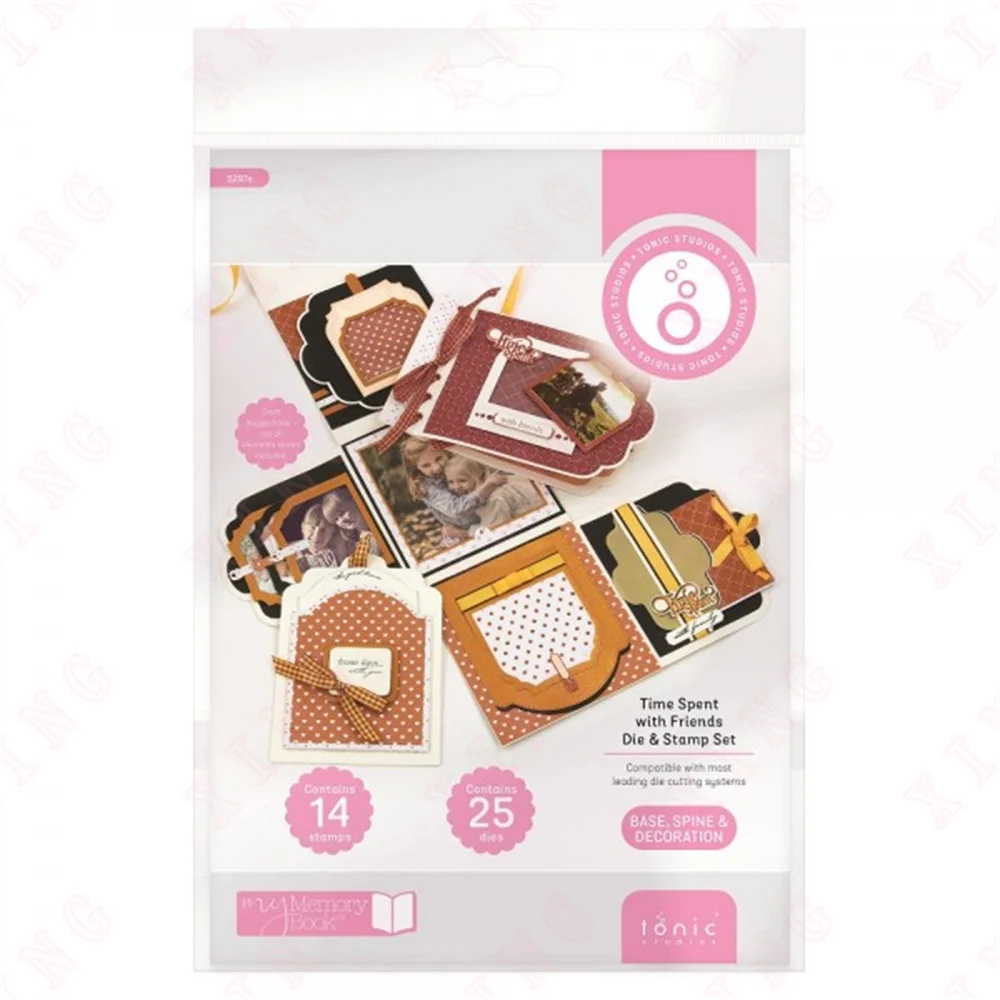 

New Cut Die Time Spent with Friends Scrapbook Decoration Embossed Metal Cutting Dies Diy greeting Card Handmade Craft Album Mold