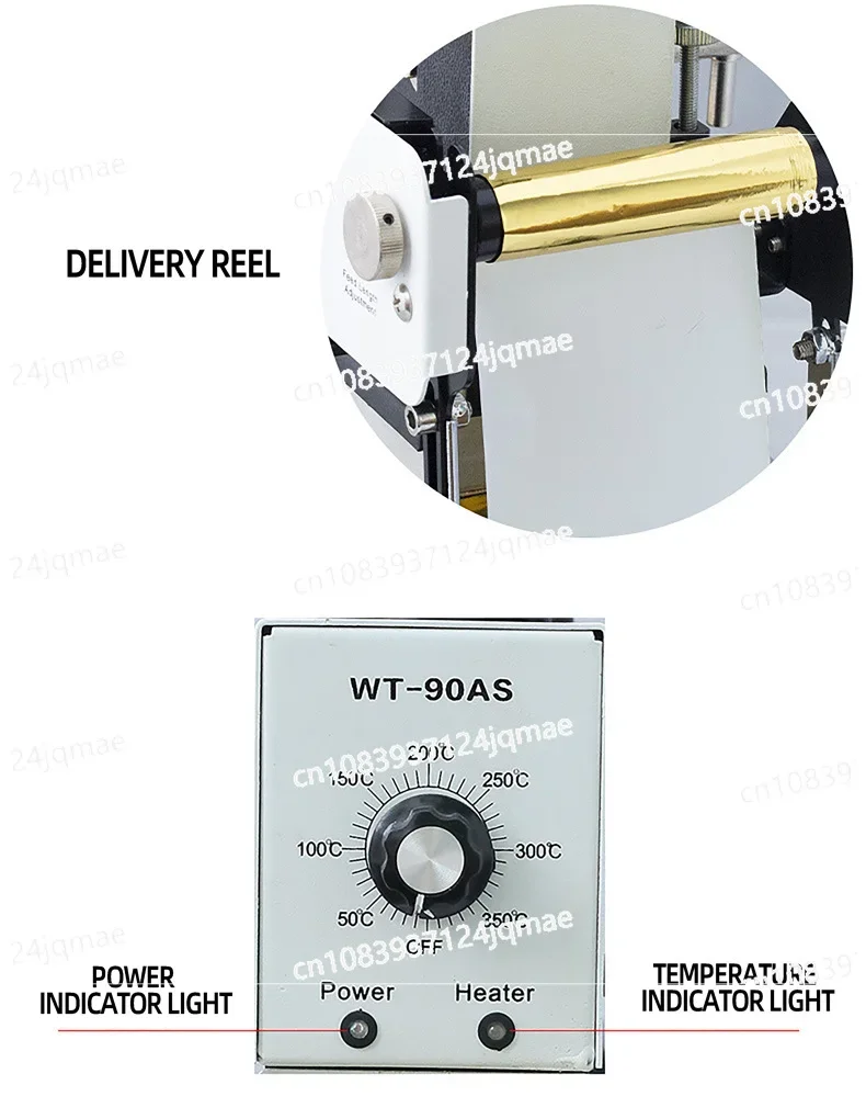 Машина для тиснения ПВХ-картой с выпуклым кодом 110 В/220 В принтер горячим прессом