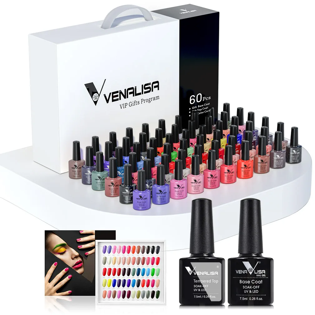 Гель-лак для ногтей VENALISA VIP5 36/60 цветов