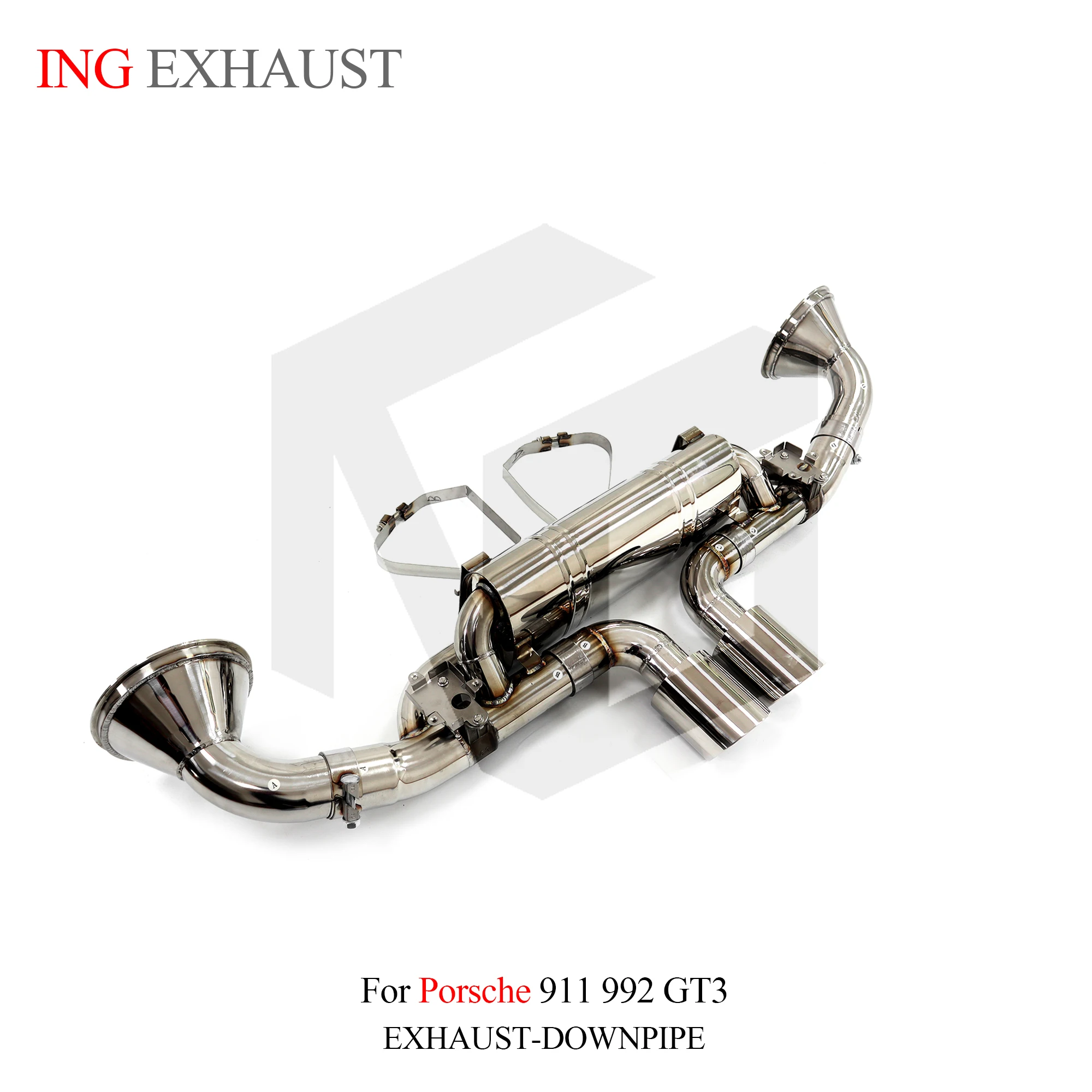 ING нержавеющая сталь 304 Catback для Porsche 911 992 GT3 4 0 T 2021 + электрическая переключатель