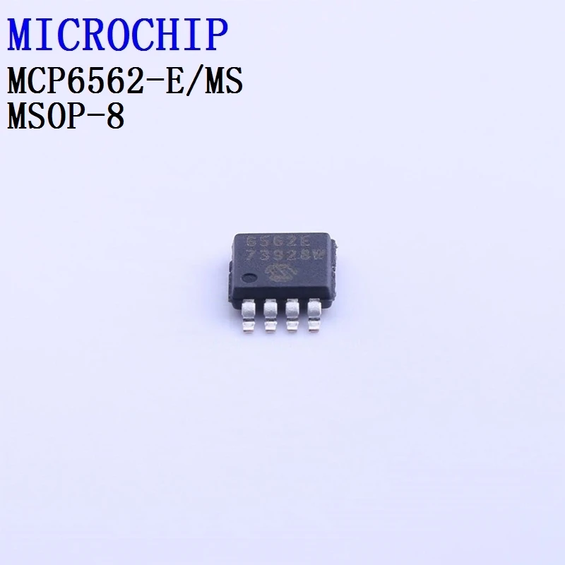 5/25/250PCS MCP6562-E/MS MCP65R41T-1202E/CHY MCP65R46T-1202E/CHY MCP6H02-E/SN MCP6H02T-E/SN MICROCHIP Operational Amplifier